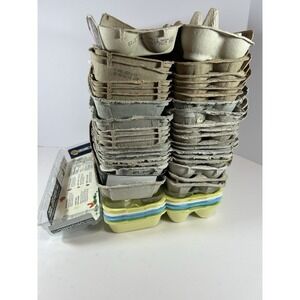 25 EGG CARTONS 23 Dozen & 2 1/2 Dozen Easter Crafts Clean Used Paper/Foam